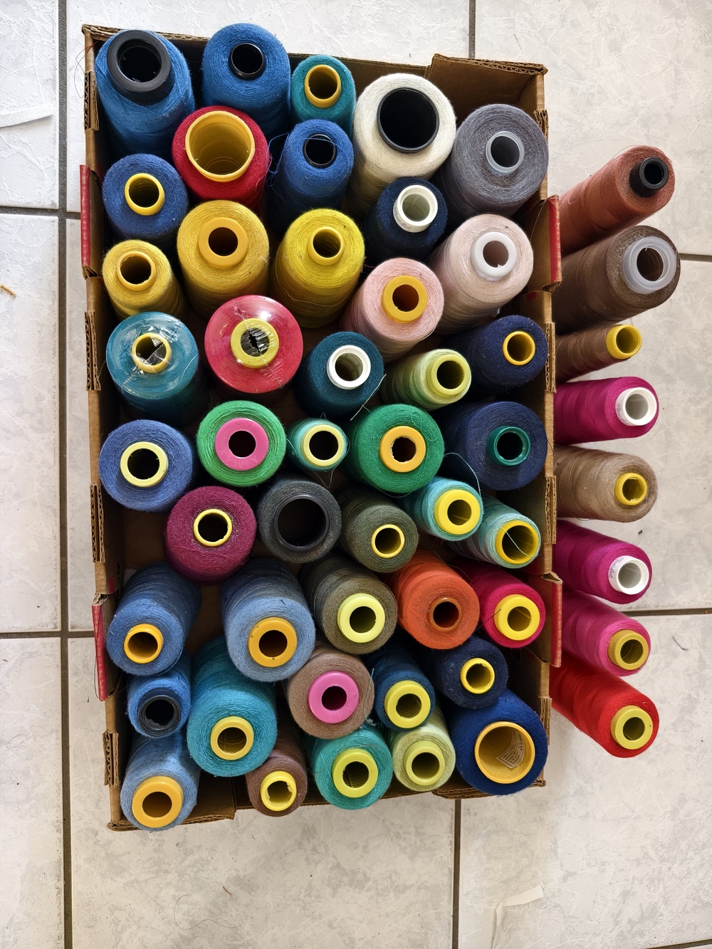 Over 50 cones sewing Thread!